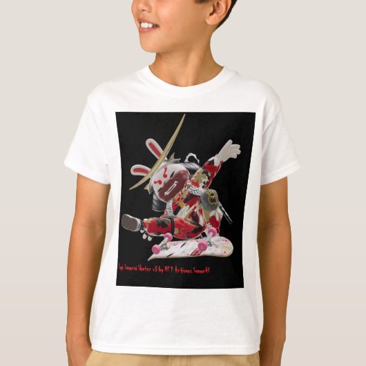 Suji Samurai Skater v3 Tri-Blend-Shirt T-Shirt (Vorderseite)