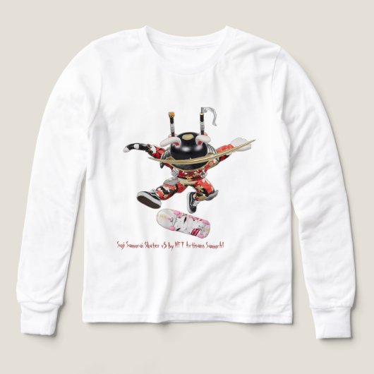 Suji Samurai Skater v5 T - Shirt (Design Vorderseite)