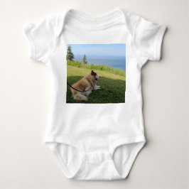 Suka Enjoying Cape George Baby Strampler