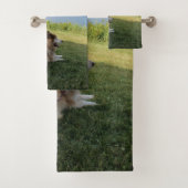 Suka Enjoying Cape George Towel Set (Insitu)