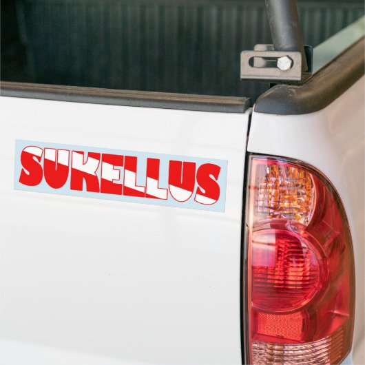 Sukellus (finnisch) autoaufkleber (Auf Lkw)