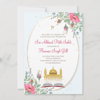 Sukhmani-Pfad-Einladung Akhand-Pfad-Einladung Einladung
