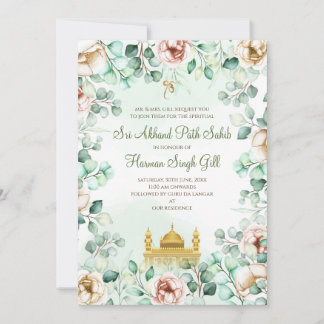 Sukhmani-Pfad-Einladung Akhand-Pfad-Einladung Einladung