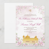 Sukhmani Sahib Digitale Einladung Akhand Path (Vorne/Hinten)