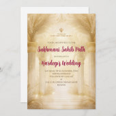 Sukhmani Sahib Einladung als Akhand Path laden (Vorne/Hinten)