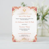 Sukhmani Sahib Paath Invitation Card Einladung (Stehend Vorderseite)