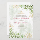 Sukhmani Sahib Pfad Einladungen Digital (Vorne/Hinten)