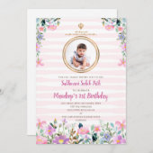 Sukhmani Sahib Weg Digitaler Einladung 1. Geburtst (Vorne/Hinten)