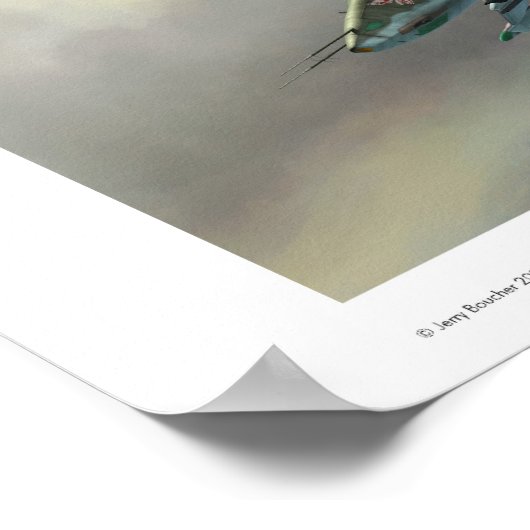 Sukhoi Su-25 "Grach" Poster (Ecke)