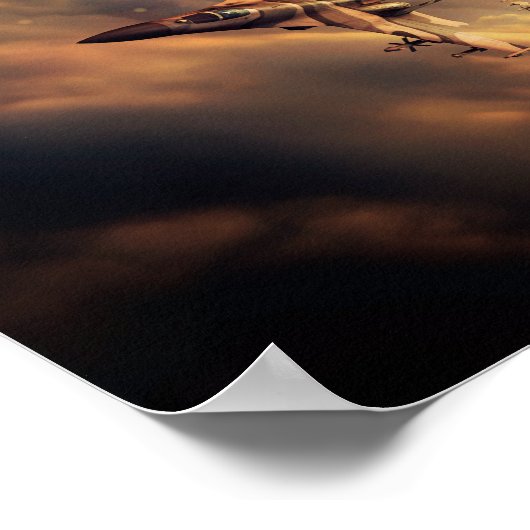 Sukhoi Su-27-Poster Poster (Ecke)