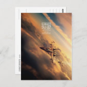 Sukhoi Su-27 Postkarte (Vorne/Hinten)
