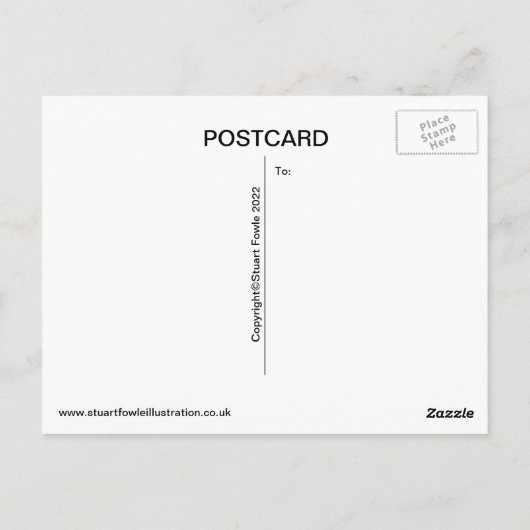 Sukhoi SU-27P Flanker Postkarte (Rückseite)