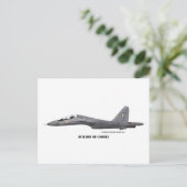 Sukhoi SU-30MKI Postkarte (Stehend Vorderseite)