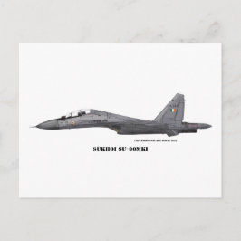 Sukhoi SU-30MKI Postkarte