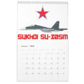 Sukhoi Su-30SM Russian Air Force VKS Kalender (Jan 2026)