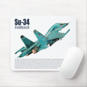 Sukhoi Su-34 Mousepad (Mit Mouse)