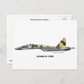 Sukhoi SU-35BM Postkarte (Vorne/Hinten)