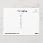 Sukhoi SU-35BM Postkarte (Rückseite)