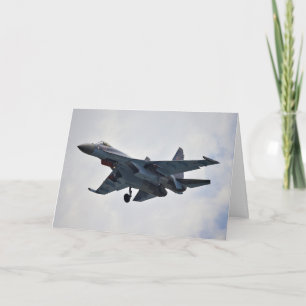 Sukhoi Su-35S Grußkarte Karte