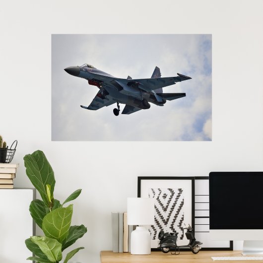 Sukhoi Su-35S Poster (Heimbüro)