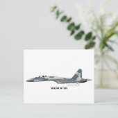 Sukhoi SU-35S Postkarte (Stehend Vorderseite)