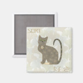 Suki Kitty Magnet (Vorderseite/Rückseite)