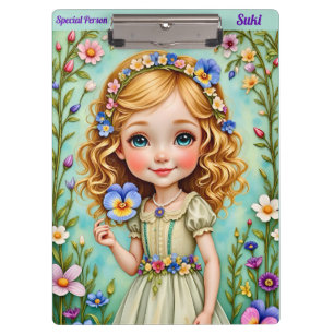 SUKI ~ Niedliches Mädchen ~ Klemmbrett