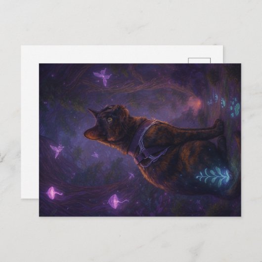 Suki's Adventure Feiertagspostkarte (Vorne/Hinten)