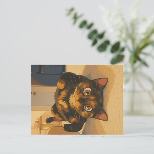 Suki's Playful Spirit Feiertagspostkarte (Stehend Vorderseite)