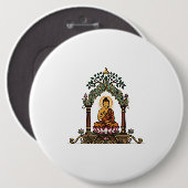 Sukiti Dhamma Meditatives Icon: Minimalistischer B Button (Vorne & Hinten)