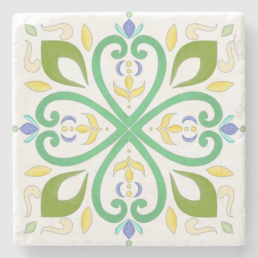 Sukjai Mandala Marble Untersetzer (Vorderseite)