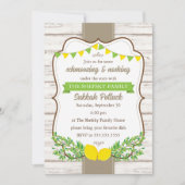 Sukkah Potluck Einladung Sukkot (Vorderseite)