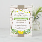 Sukkah Potluck Einladung Sukkot (Stehend Vorderseite)