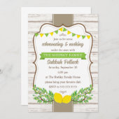 Sukkah Potluck Einladung Sukkot (Vorne/Hinten)