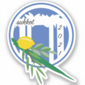 Sukkot 2021 Aufkleber (Vorderseite)