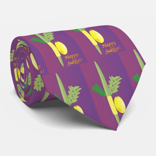 Sukkot 4 minim Krawatte (Gerollt)