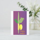 Sukkot 4 Minuten Postkarte (Stehend Vorderseite)