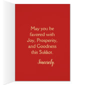 Sukkot Blessings Maple-Blätter (Innen (Rechts))