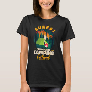 Sukkot Das Camping Festival Sukkah Lulav T-Shirt