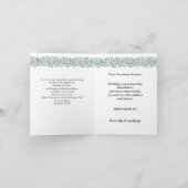 Sukkot Etrog Palms Lulav English Hebrew Green Card Dankeskarte (Innenseite)