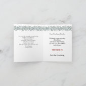 Sukkot Etrog Palms Lulav English Hebrew Red Card Dankeskarte (Innenseite)