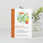 Sukkot-Feier Einladung (Stehend Vorderseite)