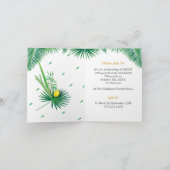 Sukkot Festival Party Sukkah Lulav & Etrog Einladung (Innenseite)