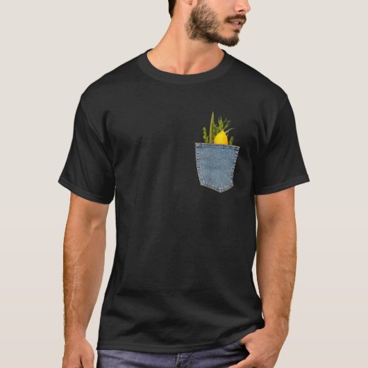 Sukkot Funny Four Species Pocket Lulav Etrog set T-Shirt (Vorderseite)