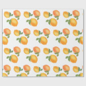 Sukkot-Geschenkverpackung Zitronenmuster Geschenkpapier (Flach)