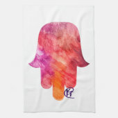 Sukkot Hamsa Art Geschirrtuch (Vertikal)