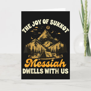 Sukkot Jewihe Freude von Sukkot Der Messias wohnt  Karte