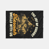 Sukkot Jewihe Joy Of Sukkot Messiah Dwells With Us Fleecedecke (Vorderseite (Horizontal))