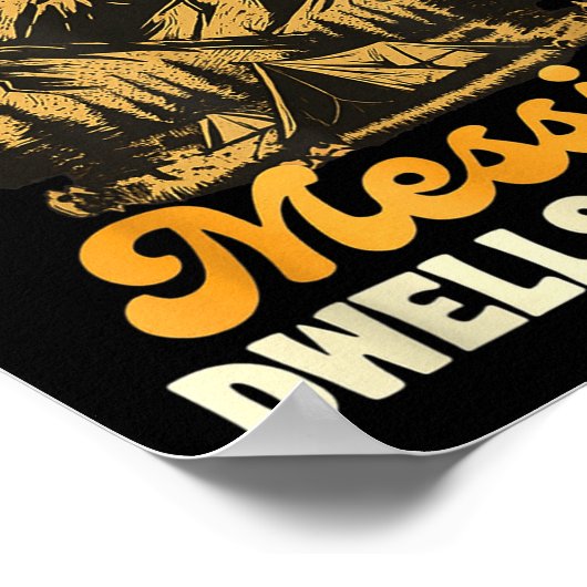 Sukkot Jewihe Joy Of Sukkot Messiah Dwells With Us Poster (Ecke)