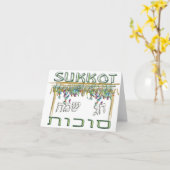 Sukkot Karte (Gelbe Blume)